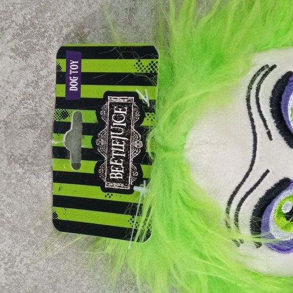 👻 🍒 Beetlejuice Plush Dog Toy - Picture 3 of 4